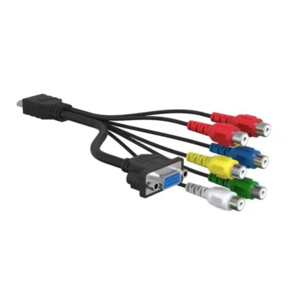 HD-MI to RCA Cable 1080P 5ft HD-MI Male to 3 RCA Female Video Audio AV Cable Connector Adapter Transmitter For TV HDTV DVD