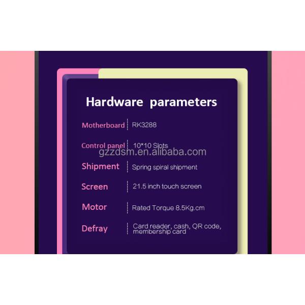 Zhongda Customize Design Vending Machines Makeup Tool Lashes Hair Bundle Vending Machine