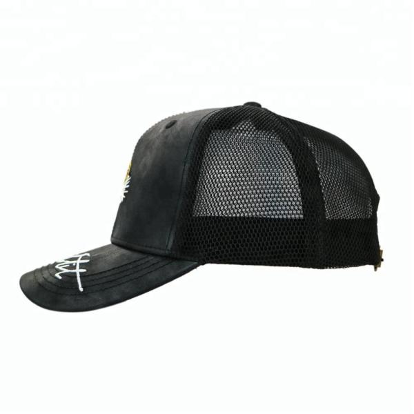 Waterproof Casual PU Leather Baseball trucker Cap / Summer Baseball trucker Caps Unisex
