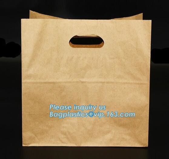 wholesale bread paper bag for customer blank paper bag,greaseproof printed bakery bread packaging plastic paper bags wit