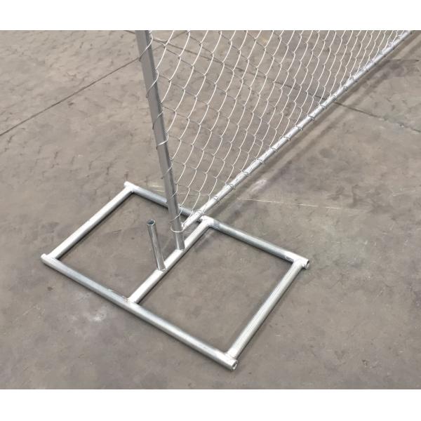 Hot Dip Galvanized 11.5ga Temporary Security Fencing Metal 6 Foot Cyclone