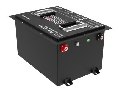 LiFePO4 Golf Cart 48V 51.2V 105Ah Lithium Iron LFP Batteries with LCD LED Display  / Charger