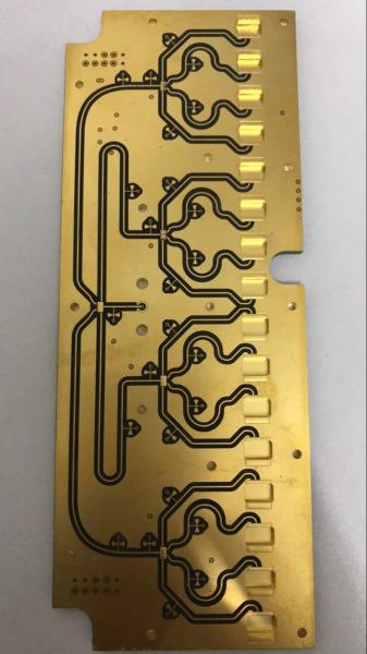 Four-layer high frequency mixed thick gold plate PCB Nickel palladium plating area 100% High Frequency immersion gold pc