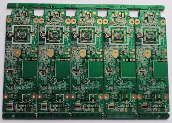 10layer FR4 TG170 Electronic Multilayer Boards Vias With Resin Pluge Hole