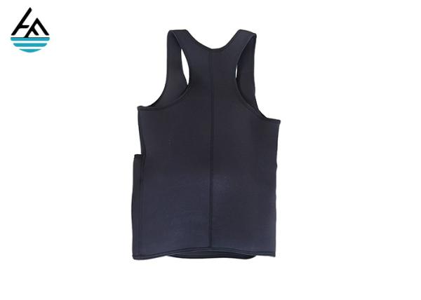 Women's Hot Sweat Neoprene Workout Vest With Waist Belt Lightweight Stretchy