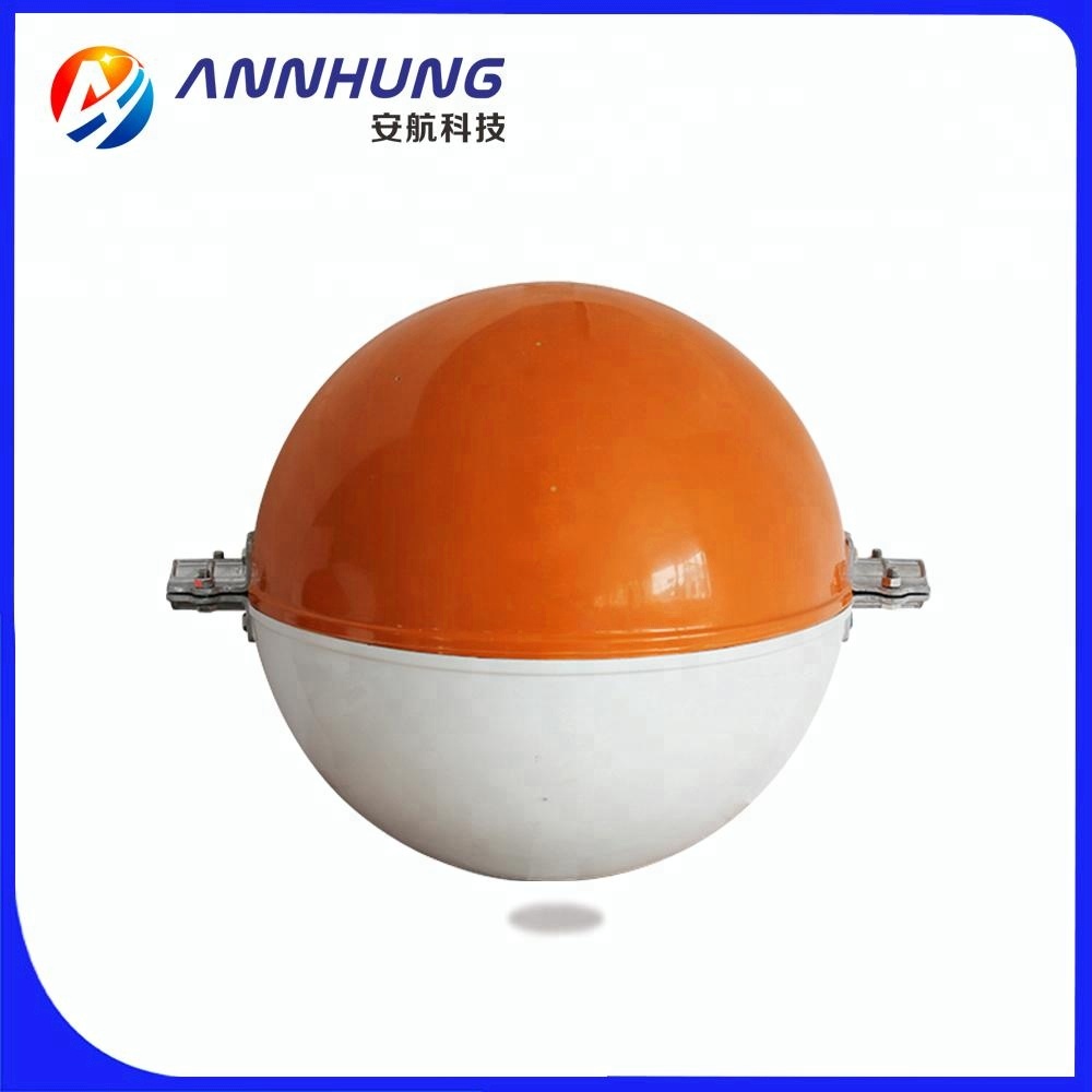 ICAO Standard 600mm Diameter Aircraft Warning Sphere Made of Fiber Glass Reinforced Polyester Resin for Aviation Obstruction