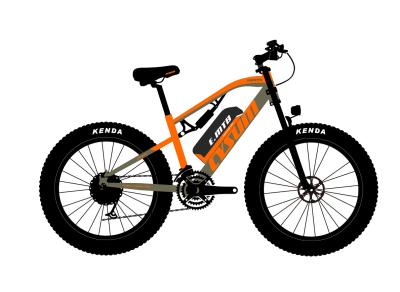 freio de disco hidráulico M999 de 28mph Rich Bit Fat Snow Bike 26In 1000w 48v 17Ah