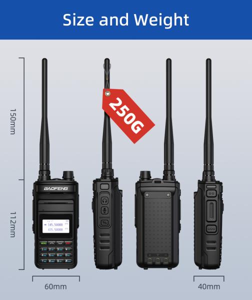 Baofeng P15UV radio UHF VHF à double sens avec fonction de brouillage