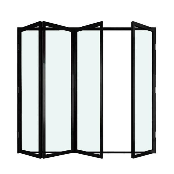 Anodizing alu 1.4mm 9A Folding Glass Patio Doors