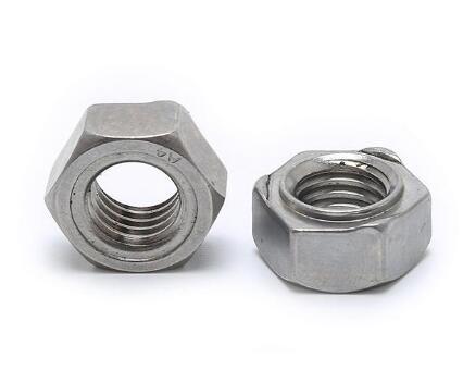M3 M4 M6 Carbon Steel Heavy Hex Nuts DIN929 Hexagon Weld Nuts 4.8 Grade