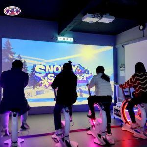 Innovative Fitness Trainer AR Interactive Spin Bike Smart Race Cycling System
