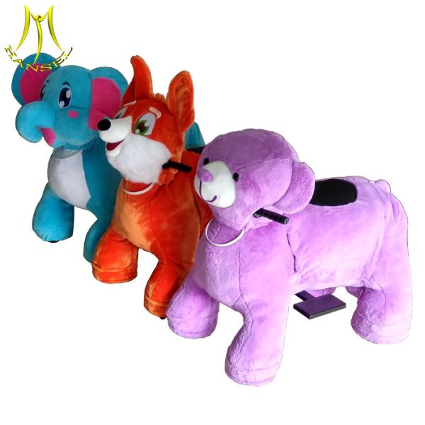 Hansel   outdoor and indoor electric bear plush rides plush animal electric scooter