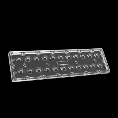Rectangular LED Street Light Lens SMD7070 22IN1 TYPE4S Lens High Power LED Lens