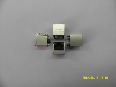 O único porto RJ45 do ângulo direito protegeu o conector sem transformador, com RJ45 conduzido 15.75mm