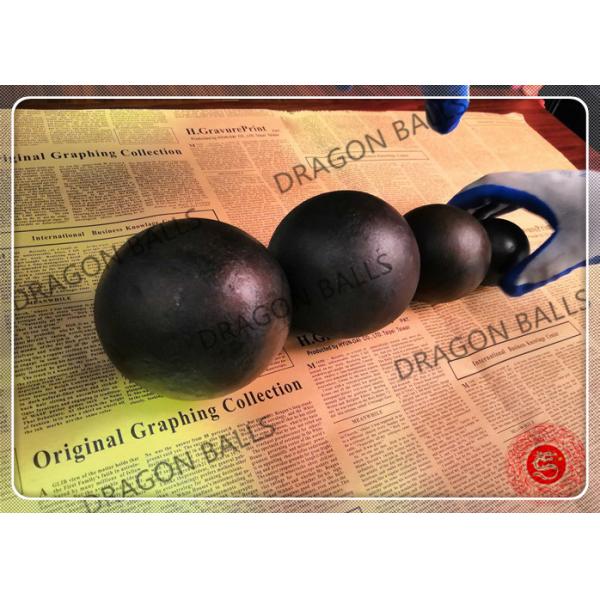 High Hardness Forged Grinding Balls , Solid Grinding Balls For Mining