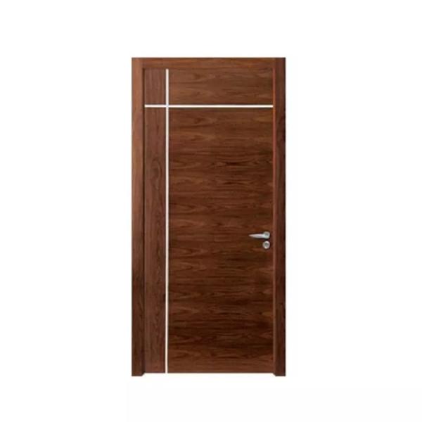 Room Design Modern Interior Wooden Door , CE MDF Wooden Door