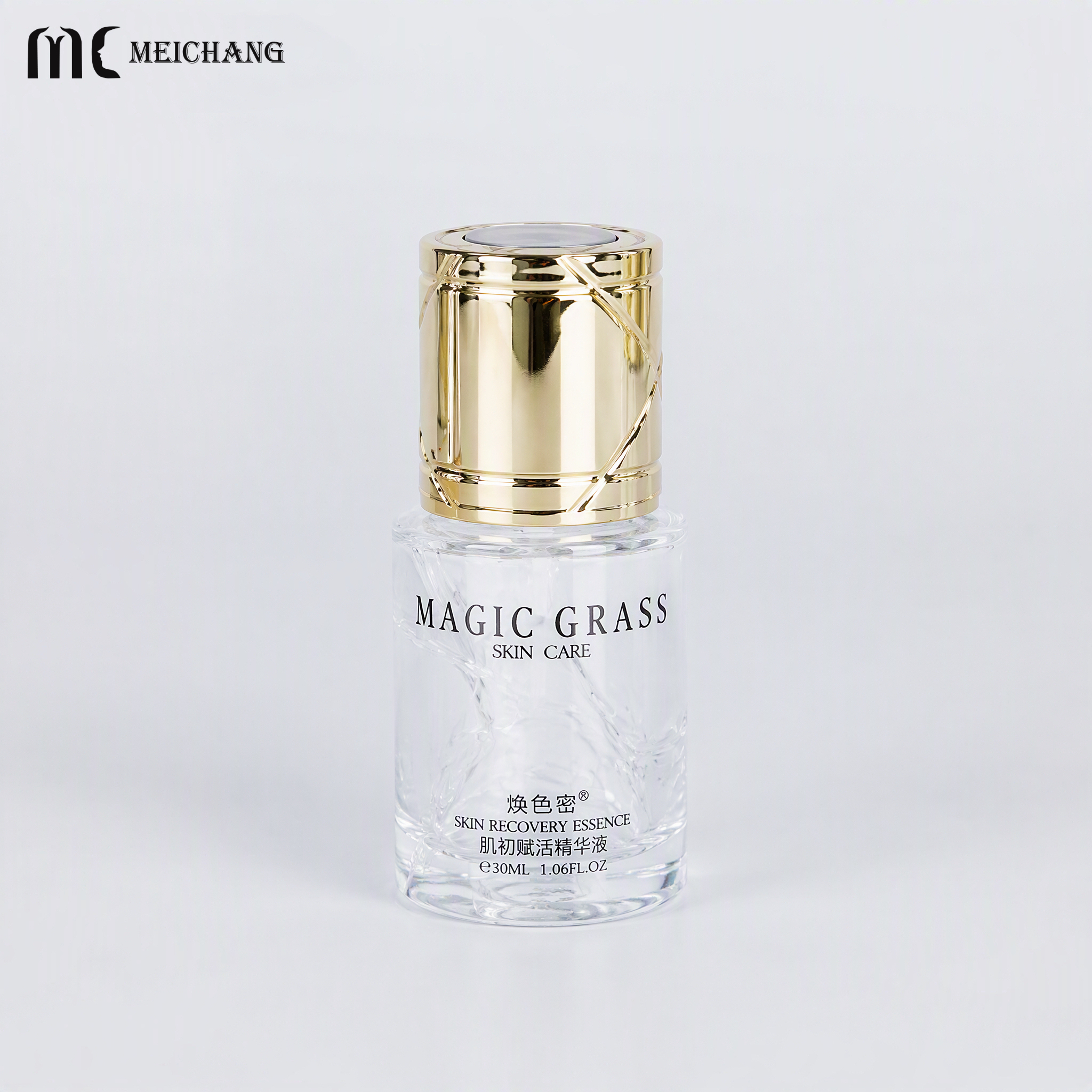 30ml Twist-Up Glass Dropper Bottle for Serum , Lotion & Light Cream(MC-623)