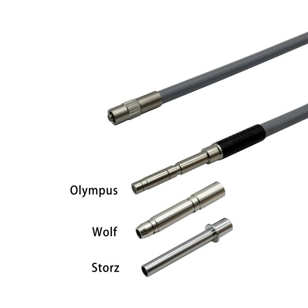 Cable de lumière en fibre optique laparoscopique Faisceau de lumière endoscopique pour le loup