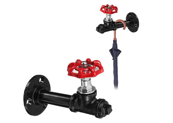 NPT / BSPT Thread Industrial Pipe Toilet Paper Holder With FM Certificate
