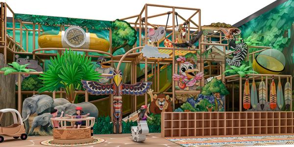 High Safety Commercial Indoor Play Area Equipment Childrens Playground Structures