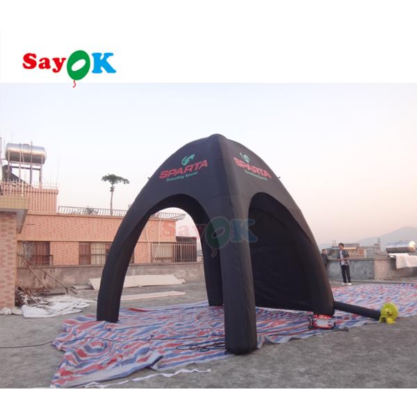 Venta al por mayor Inflable Cúpula de iglú Marquee Canopy Gran carpa inflable Cuatro piernas Camping Carpa de araña inflable para la publicidad