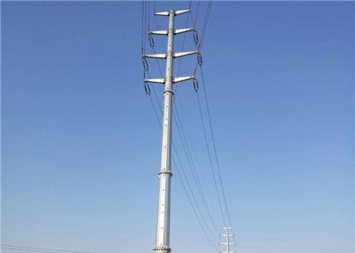 33kv Electrical Steel Tubular Tower Pole Galvanized Power Transmission Line