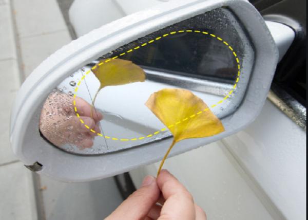 2PCS In One Anti Rain Fog Film For Car Rear View Mirror Clear Waterproof Screen Protector