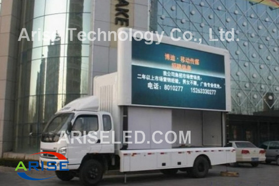 Truck Mobile Advertising Led Display Mobile Led Video Advertising Trailer,ariseled.com.