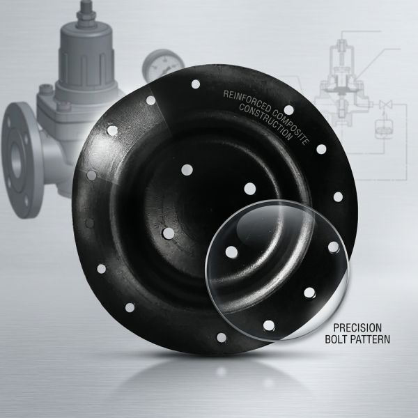 Replacement Diaphragm Rubber Diaphragm Seals AODD Series FKM Material Durable and Sealing Solution for Industrial Applications