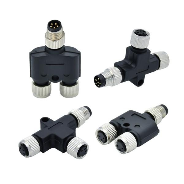 Rigoal IEC61076-2-101 M8 Waterproof Connector Male Female PCB Mount for Automotive and Sensor Applications