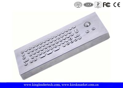 Teclado industrial do Desktop da pegada IP65 pequena com o mini Trackball do diâmetro de 25mm