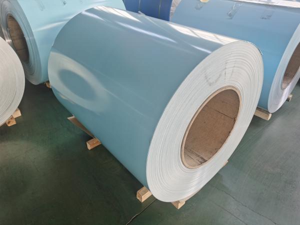 10mm Width 0.3mm Thick Pre Painted Aluminum Sheet PE PVDF For Construction