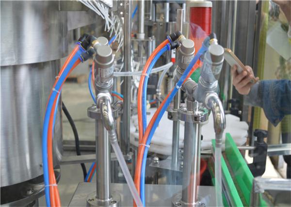 PLC Control System Perfume Filling Machine With Stainless Steel Piston Pump