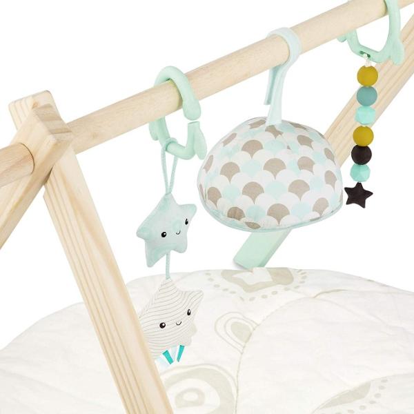 24.8 Inch Washable Baby Play Mat CE BSCI certification with hanging toys