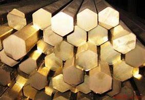 Hex Round Solid Copper Bar Brass Rod Cylindrical With Customized Thickness