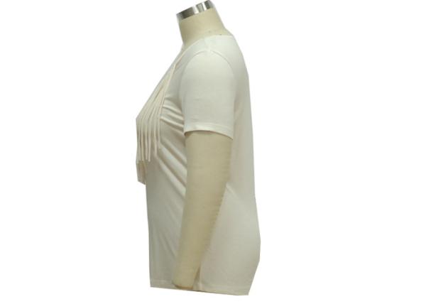 Women's Fashion 1/2 Sleeves Shirt  Round-Necline With tassel Decoration Fit Size