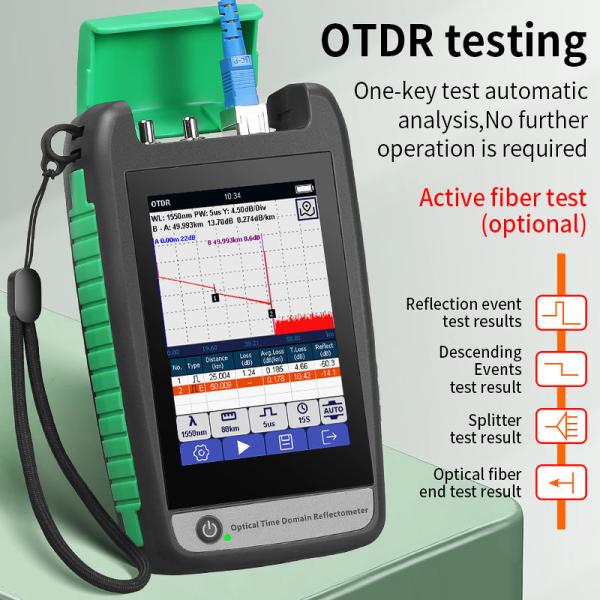 Testeur Mini OTDR FONGKO 1310nm 1550nm 1610nm 1625nm 1650nm Réflectomètre Optique Temporel Portable Équipement de Fibre Optique