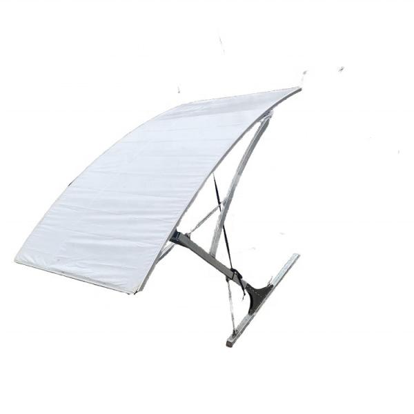 Foldable Car Garage Canopy Solar Curved Structure Frame Awning for S/M/L/XL Vehicles