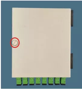 Mini Wall Mount 4 Port Fiber Termination Box SC Clamshell FTTD