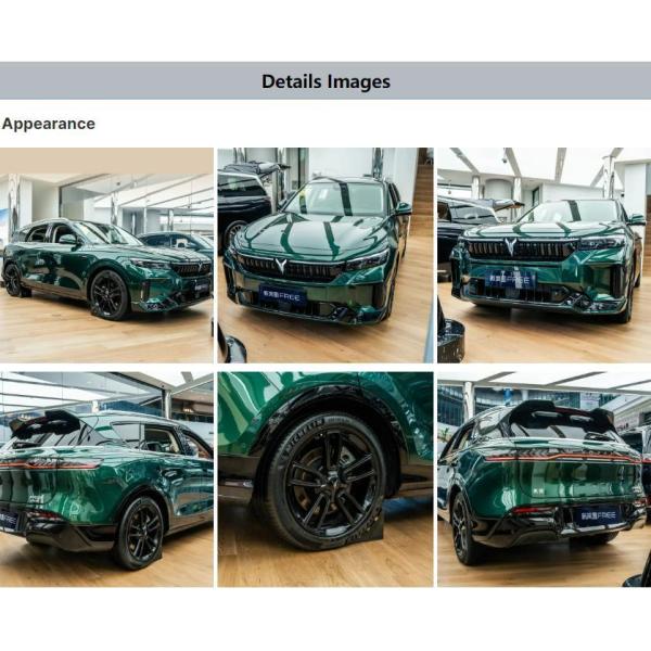 2024 Voyah Free Electric SUV Hybrid с литий-железофосфатной батареей и высокой скоростью