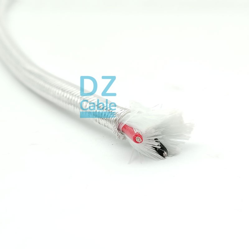 PFA Shielded High Temperature Aerospace Cable – Multi Cores 2 Core / 4 Core Heat Resistant Braiding Cables SPC/PFA/SPCWB/PFA
