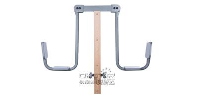 outdoor exercise equipment park wood outdoor leg press machine