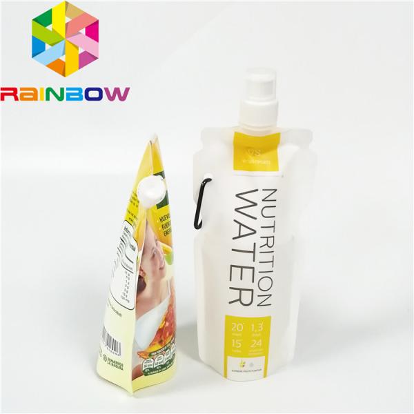 Matte Finished Aluminum Foil Stand Up Pouch Edible Fruit Jerky Packaging Custom Printing