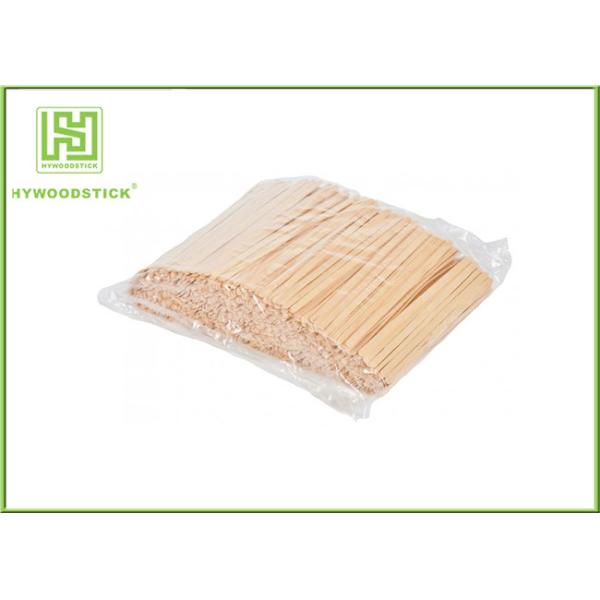 Round End Birch Wooden Coffee Stirrer Sticks Birch Wood Personalized Drink Stirrers