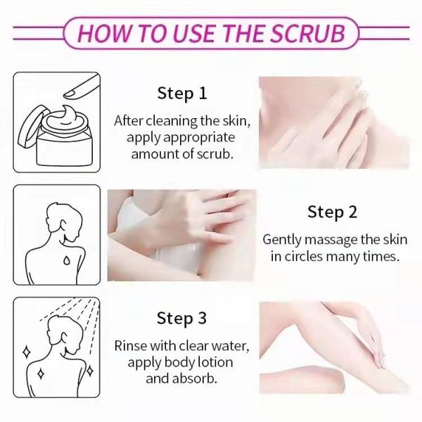 ODM Avocado Facial Body Scrub Organic Exfoliante Deep Cleansing Moisturizing