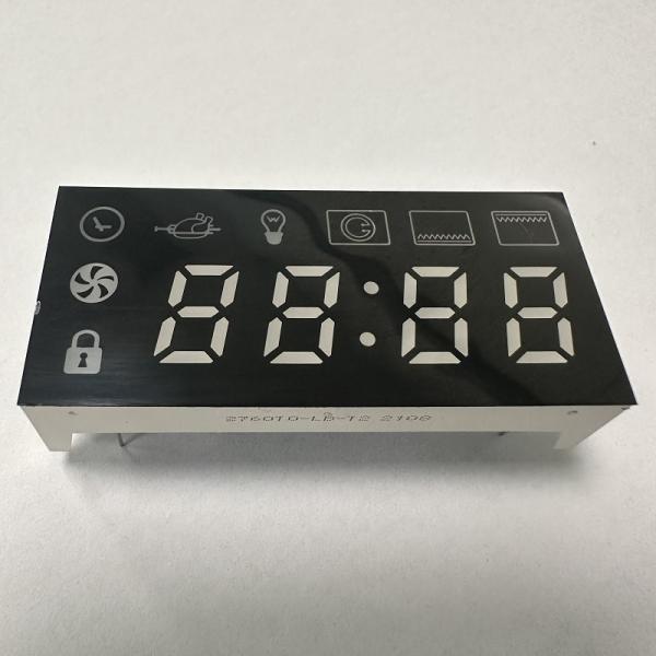 Écran LED à 7 segments blanc pur à 4 chiffres, cathode commune pour la commande du chronomètre du four