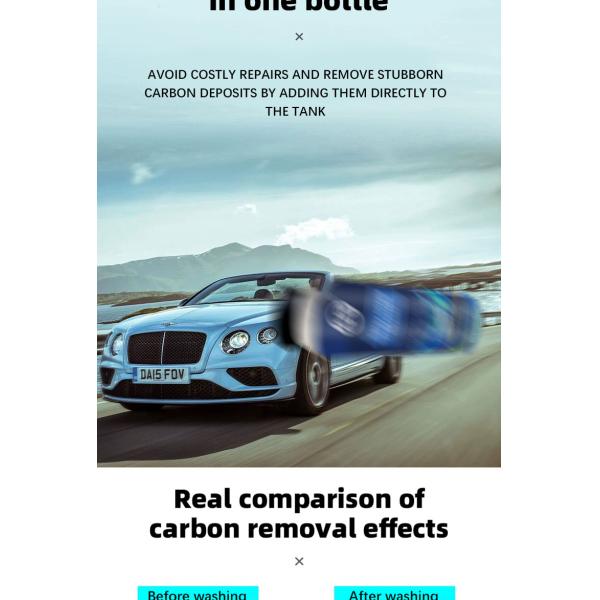 Boquilla de combustible de automóvil limpiador de inyector de combustible usado para la pérdida de energía Solución del problema líquido