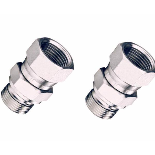 Galvanized Sheet Hydraulic Swivel Straight Joint Male Female Hydraulic Hose Adapter