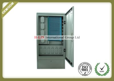 288 Cores Outdoor Fiber Distribution Cabinet SMC Material Anti - Erosion High Intensity