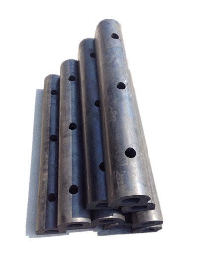 Solid Black D Shaped Rubber Fenders Excellent Weather Resistance Standard Package By Rubber Fender